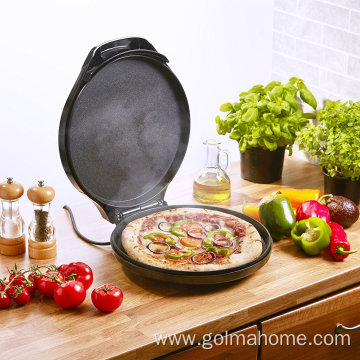 Timer Ceramic Plate Electric Pizza Crepe Maker